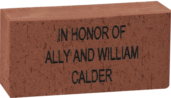 memorial garden brick fundraising